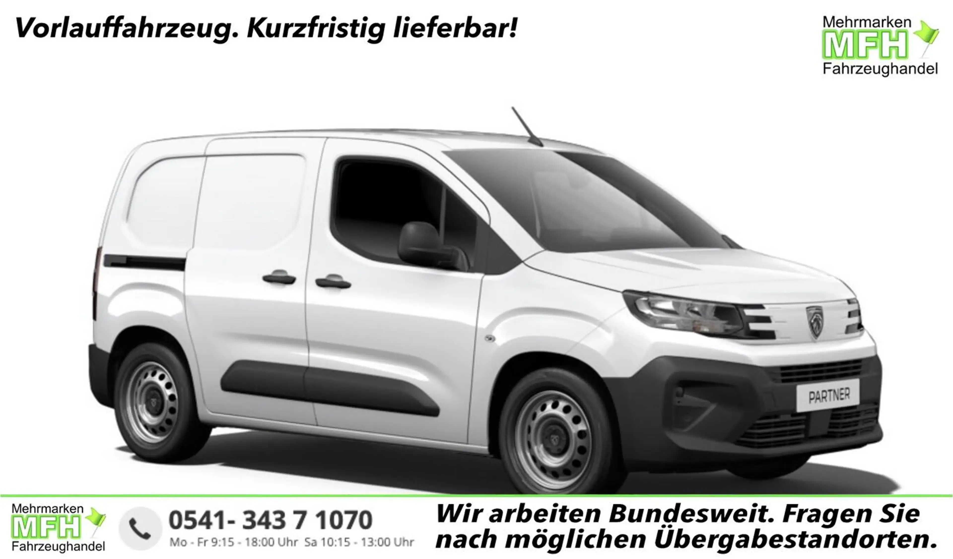 Peugeot Partner L1 MultiFlex Kam E-Rad CarP LED PDC DigC 75 kW ...