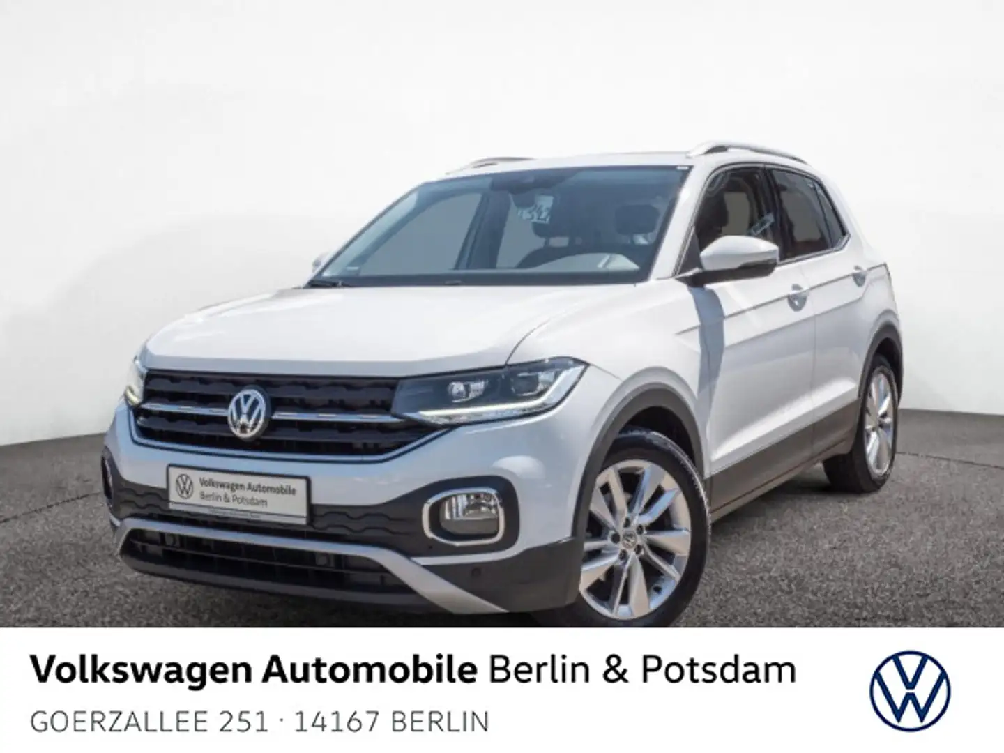 Volkswagen T-Cross 1.0 TSI Style Alarm R-Kam LED ACC SHZ Weiß - 1