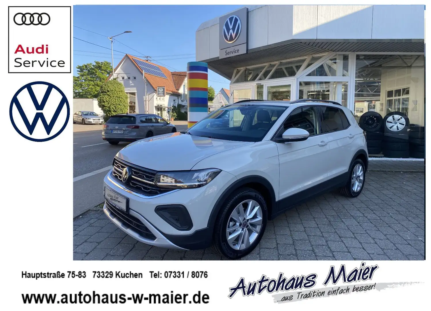Volkswagen T-Cross 1.0 TSI Life "FACELIFT" RFK/ACC/SHZ/LED Grau - 1