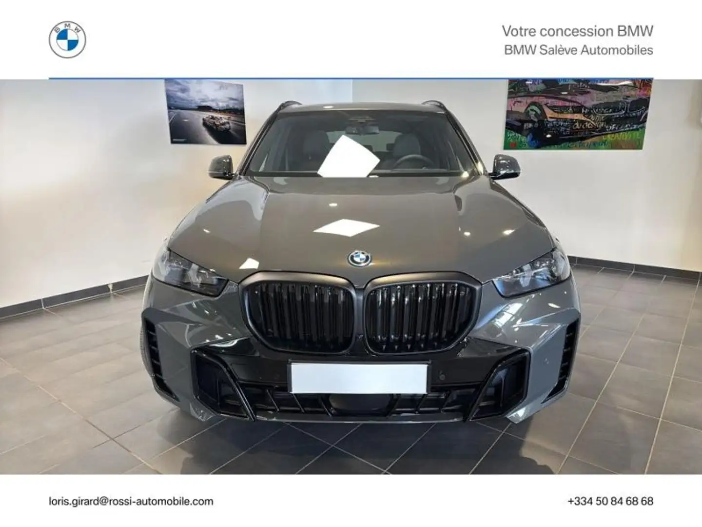BMW X5 xDrive50e 489ch M Sport Gris - 2