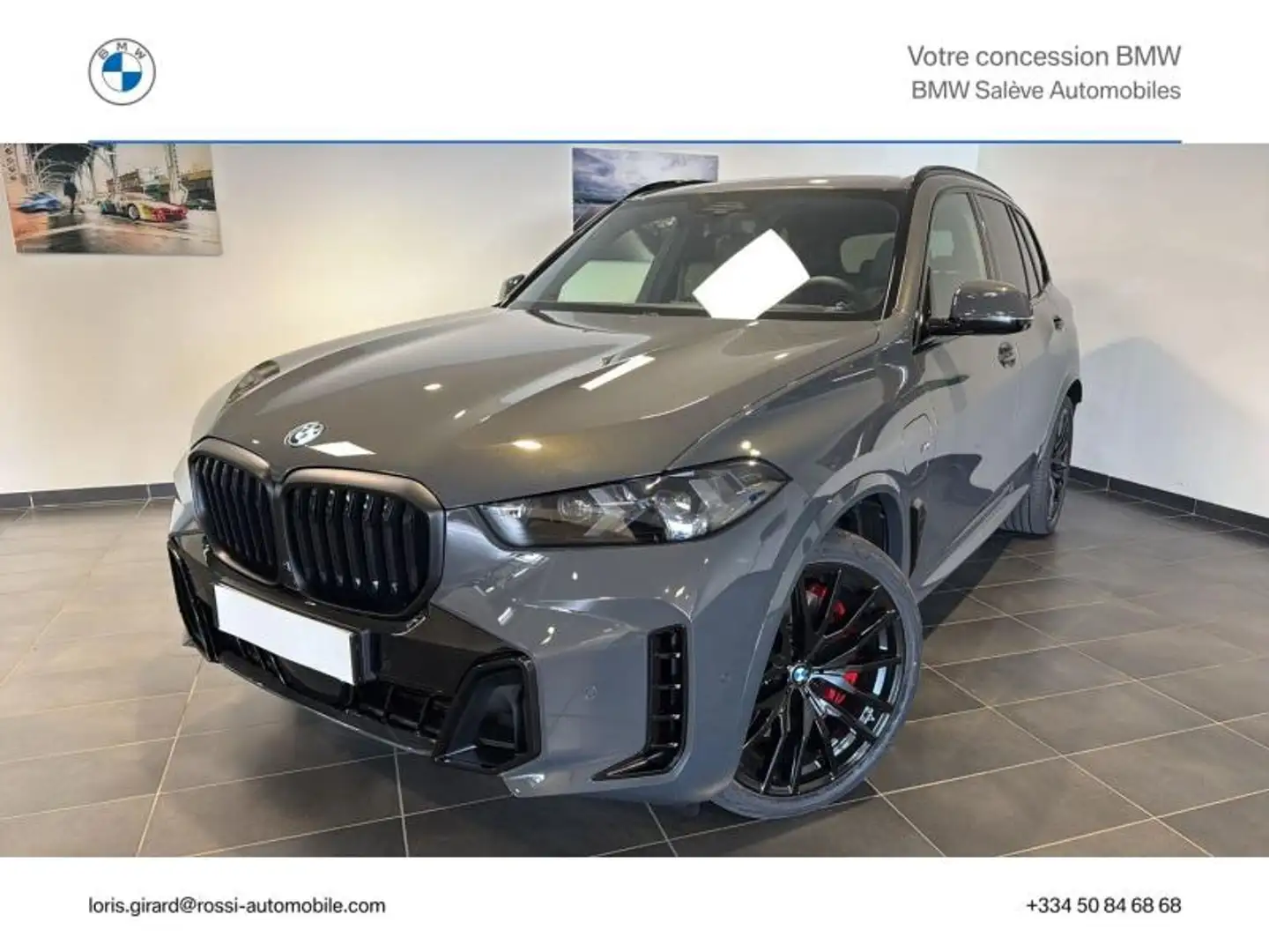 BMW X5 xDrive50e 489ch M Sport Gris - 1