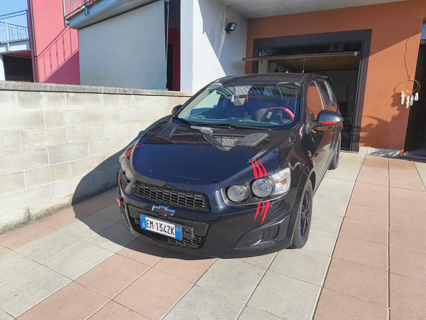 Chevrolet Aveo 1.3d LT 75cv 4p Nero - 1