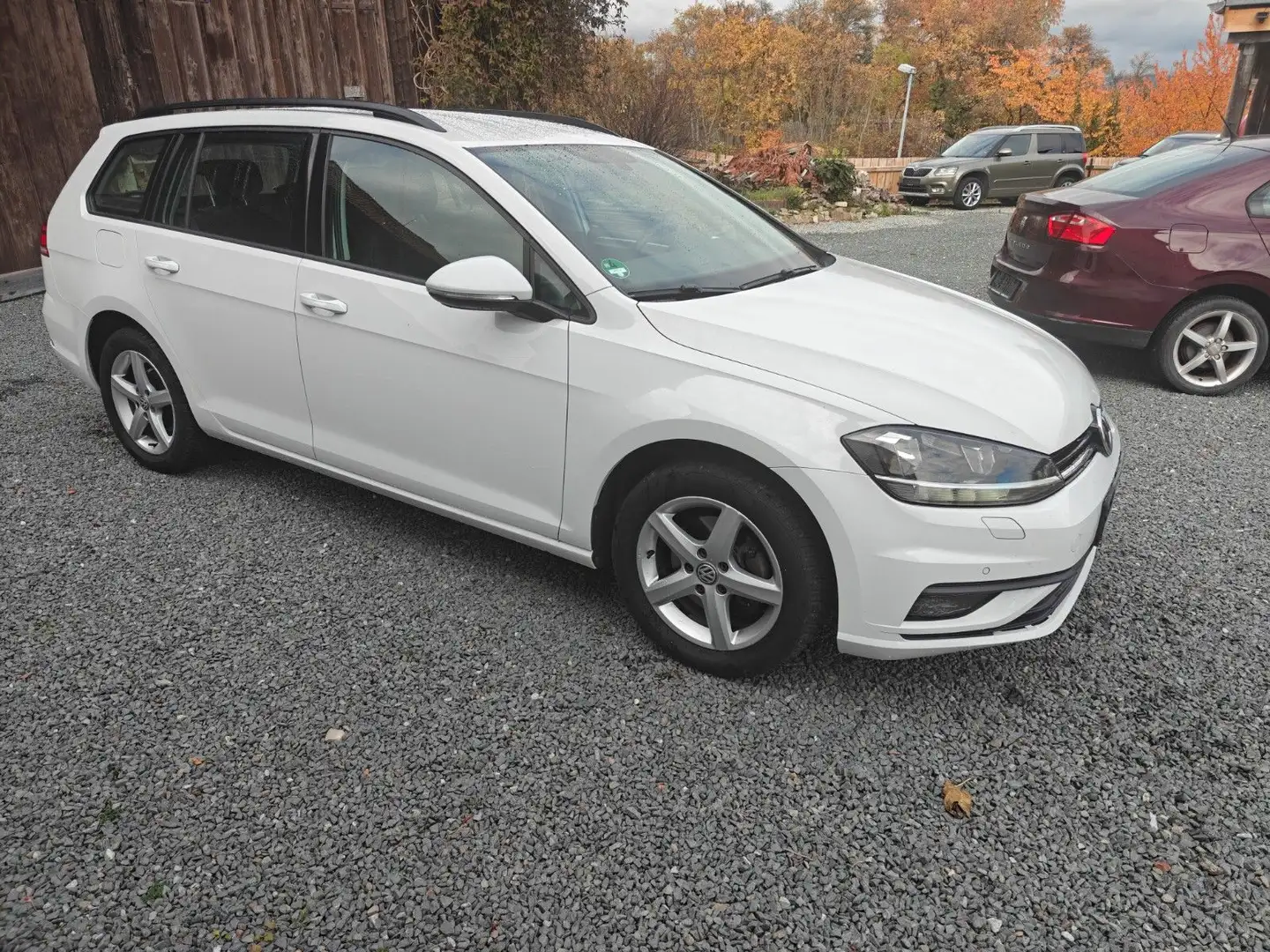 Volkswagen Golf VII Variant Trendline BMT DSG Blanc - 2