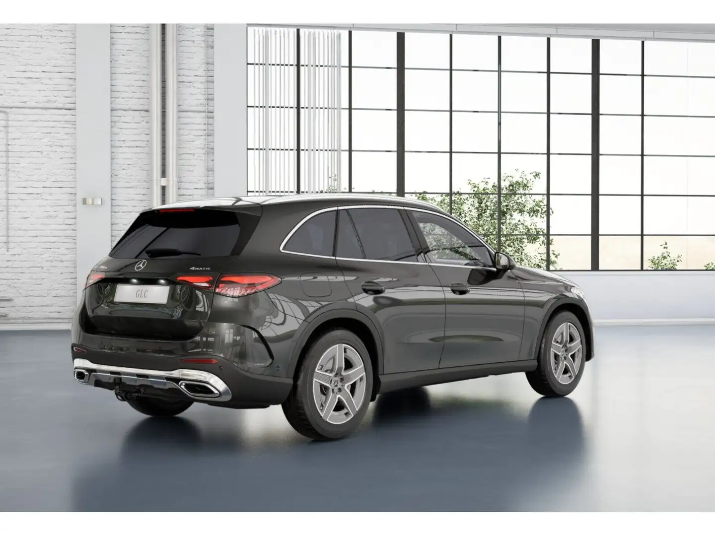 Mercedes-Benz GLC 300 d 4M AMG +KAM.+LED+DISTR.+AMBI.+PANO+AHK Grau - 2