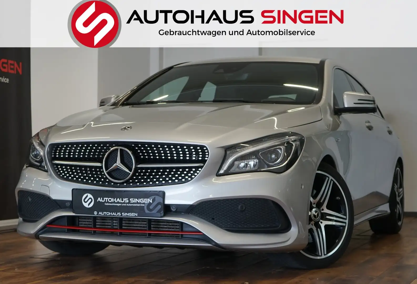 Mercedes-Benz CLA 250 Shooting Brake 4M Sport-AMG|LED|NAVI|PARK Silber - 1