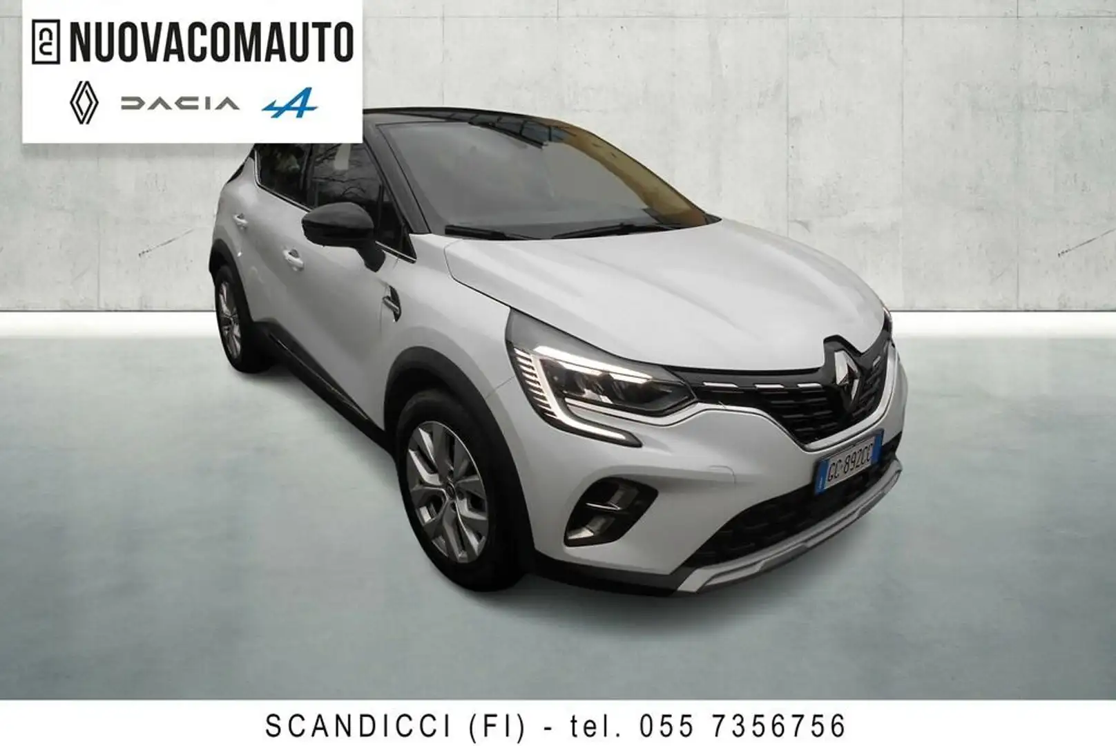 Renault Captur 1.5 blue dci Intens 95cv Blanc - 2