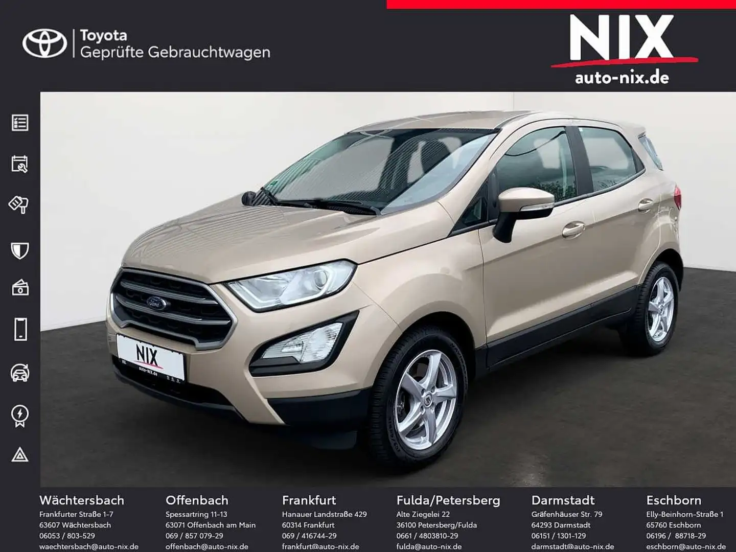 Ford EcoSport 1.0 EcoBoost COOL & CONNECT Allwetter Beige - 1