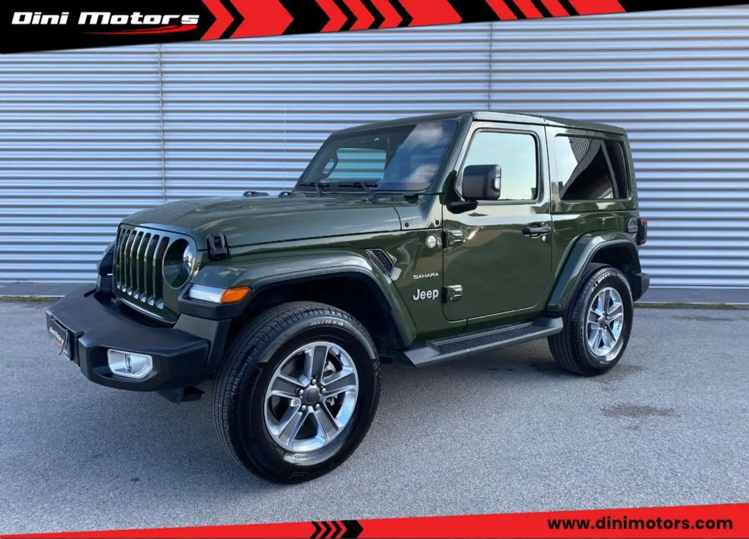 Jeep Wrangler 2.0 Turbo 3 PORTE SAHARA 4x4 IVA ESPOSTA LEGGE 104 Verde - 1