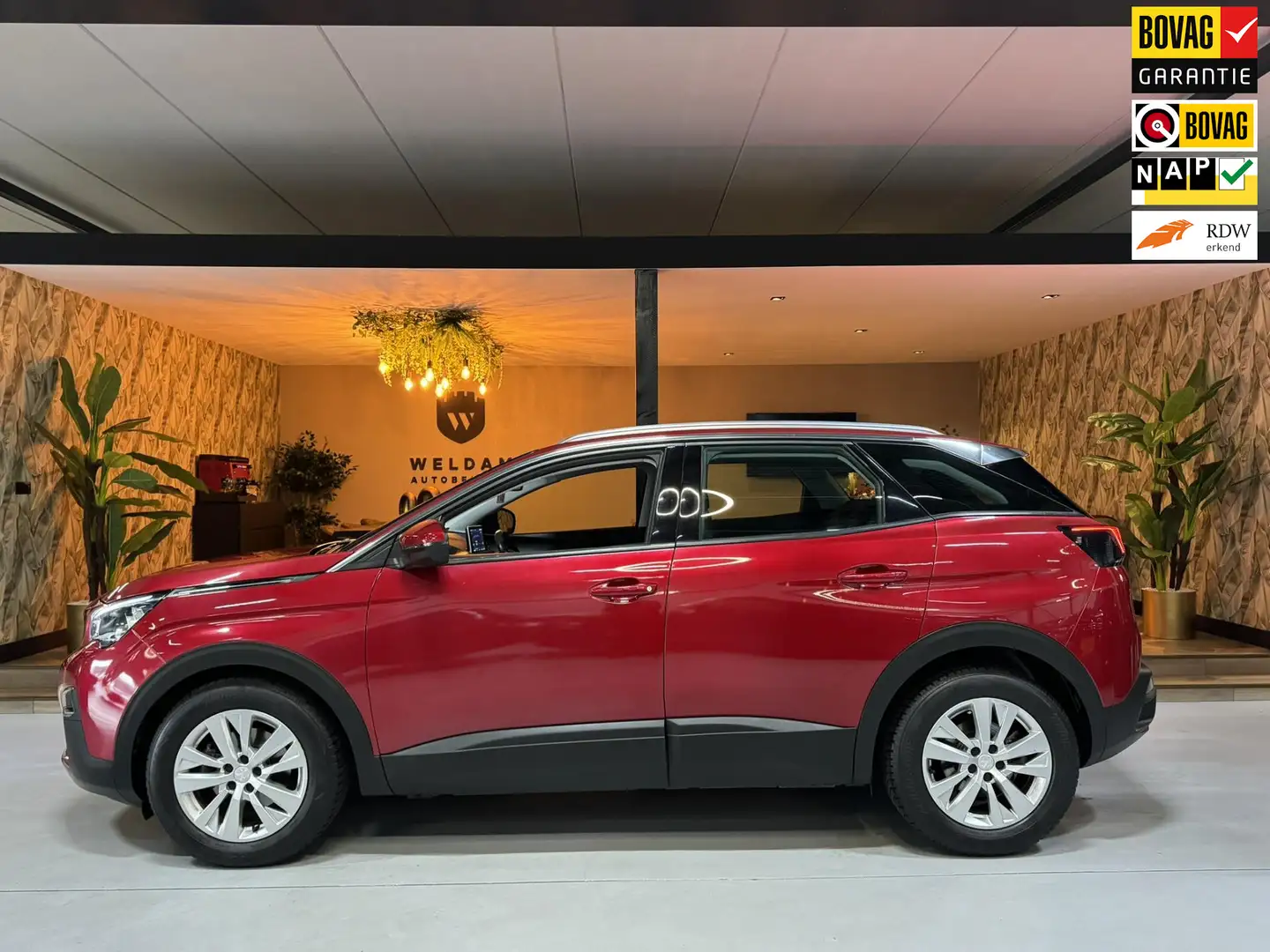 Peugeot 3008 1.2 PureTech Active Pack Garantie Afn. Trekhaak Cr Rouge - 1