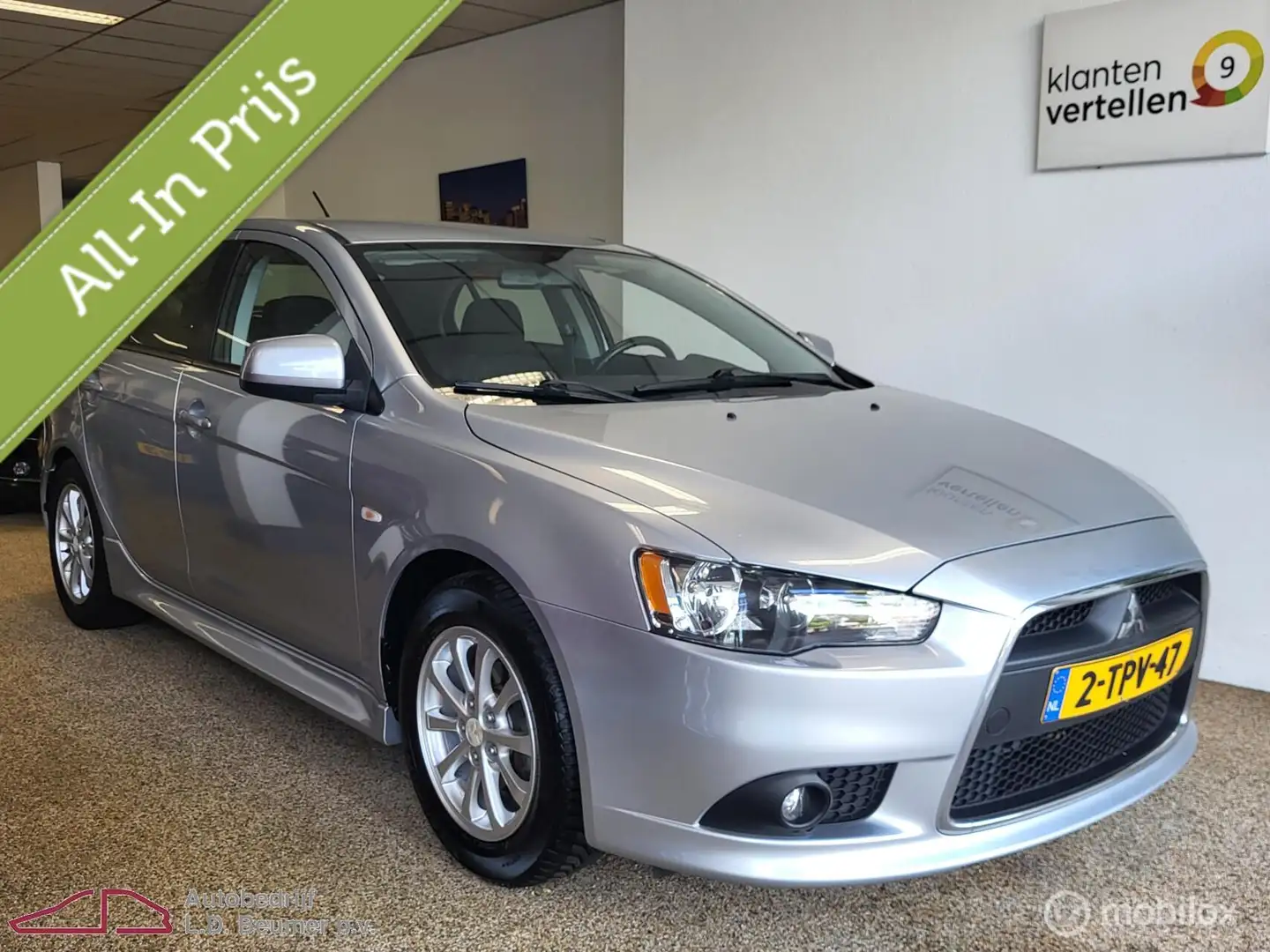 Mitsubishi Lancer Sportback 1.6 Limited Edition *NL, 2e EIG, TRKHK, Grijs - 2