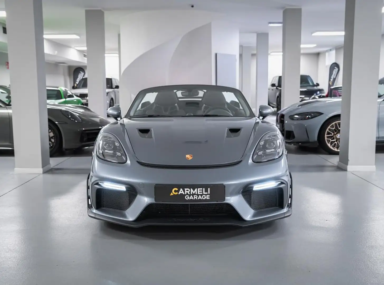 Porsche Boxster 718 Spyder Rs PRONTA CONSEGNA-SOLLEV.ANTER. Šedá - 2