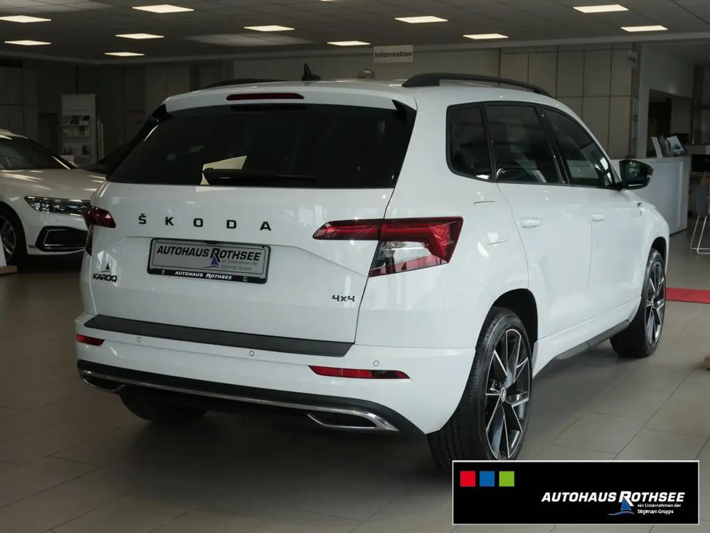 Skoda Karoq Sportline 2.0 TSI 4x4 DSG ACC+LED+NAVI+19` Bianco - 2
