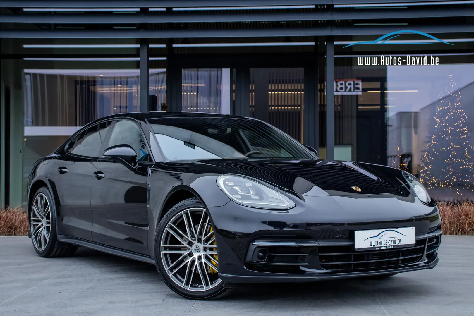Porsche Panamera 4 3.0 V6 Turbo PDK / HISTORIEK / LUCHTVERING/ 360° Schwarz - 1