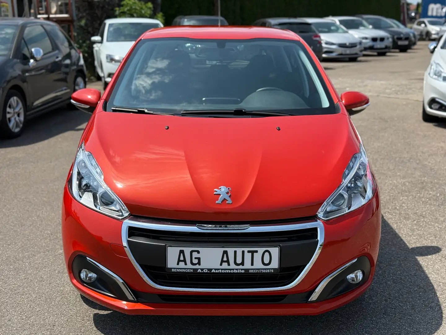 Peugeot 208 +Garantie Klima TÜV+Service NEU Oranje - 2