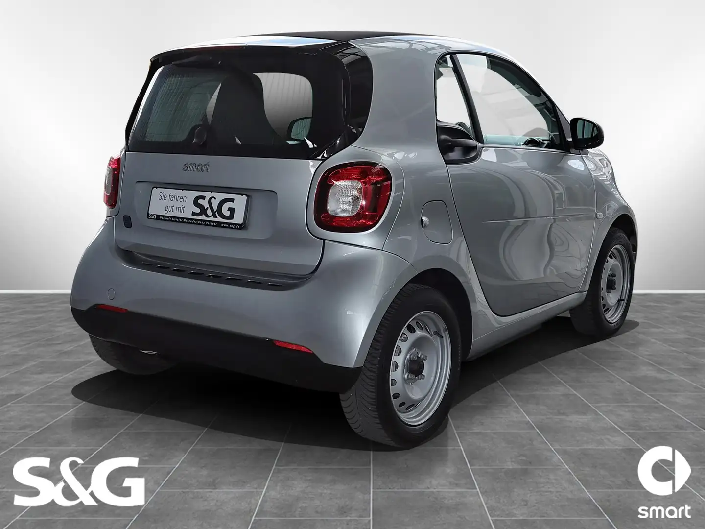 smart forTwo EQ 22 KW BORDLADER+SITZHEIZUNG+TEMPOMAT Silber - 2