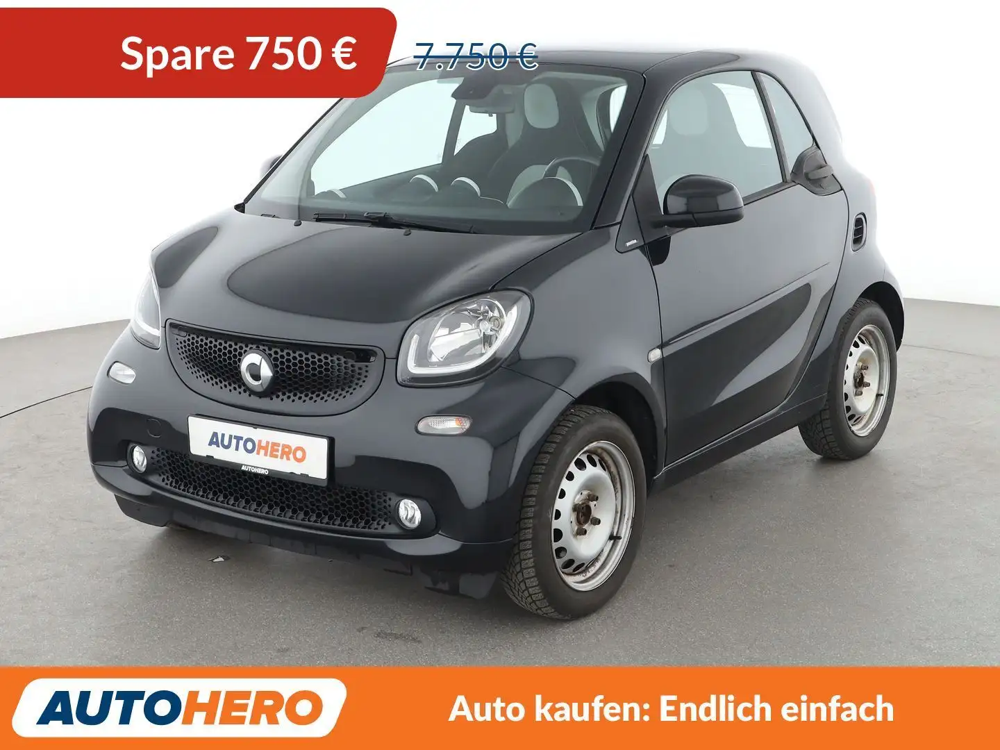 smart forTwo 1.0 passion *NAVI*TEMPO*PANO*SHZ*KLIMA* Schwarz - 1