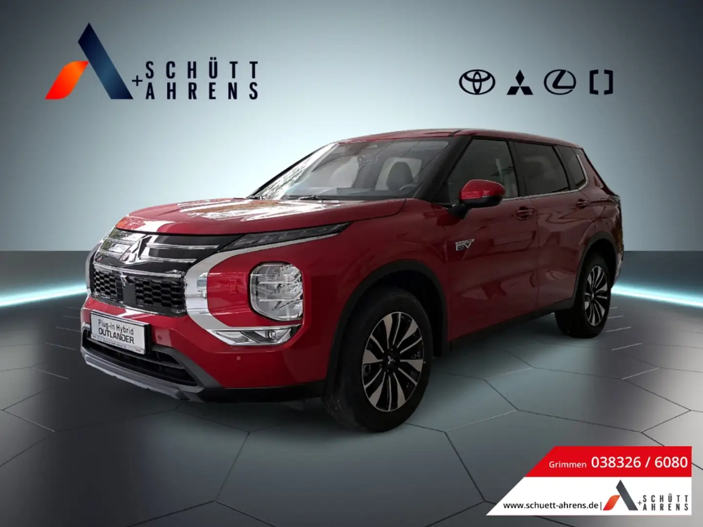 Mitsubishi Outlander Plus 2,4i - 360 Kamera, ABS, Abstandsregeltempomat Rouge - 1