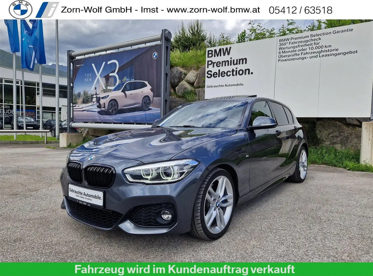 BMW 120 d xDrive M Sport Gris - 1