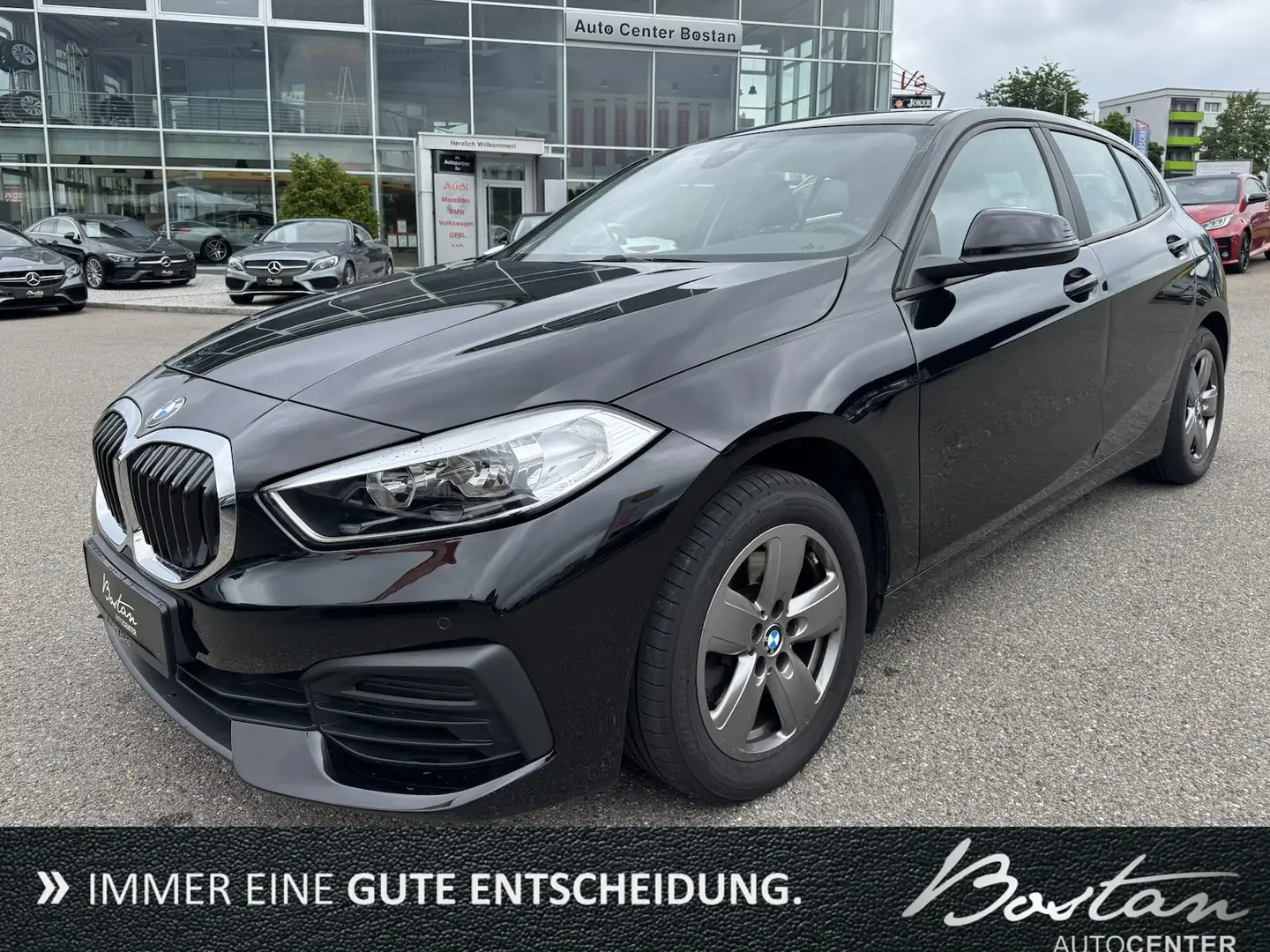BMW 118 i/KLIMAAUTOMATIK/DAB/SHZ/SCHECKHEF/GEPFLEGT Zwart - 1