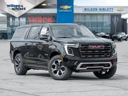 Black 2026 GMC Yukon XL SUV / Crossover Four-Wheel Drive Automatic