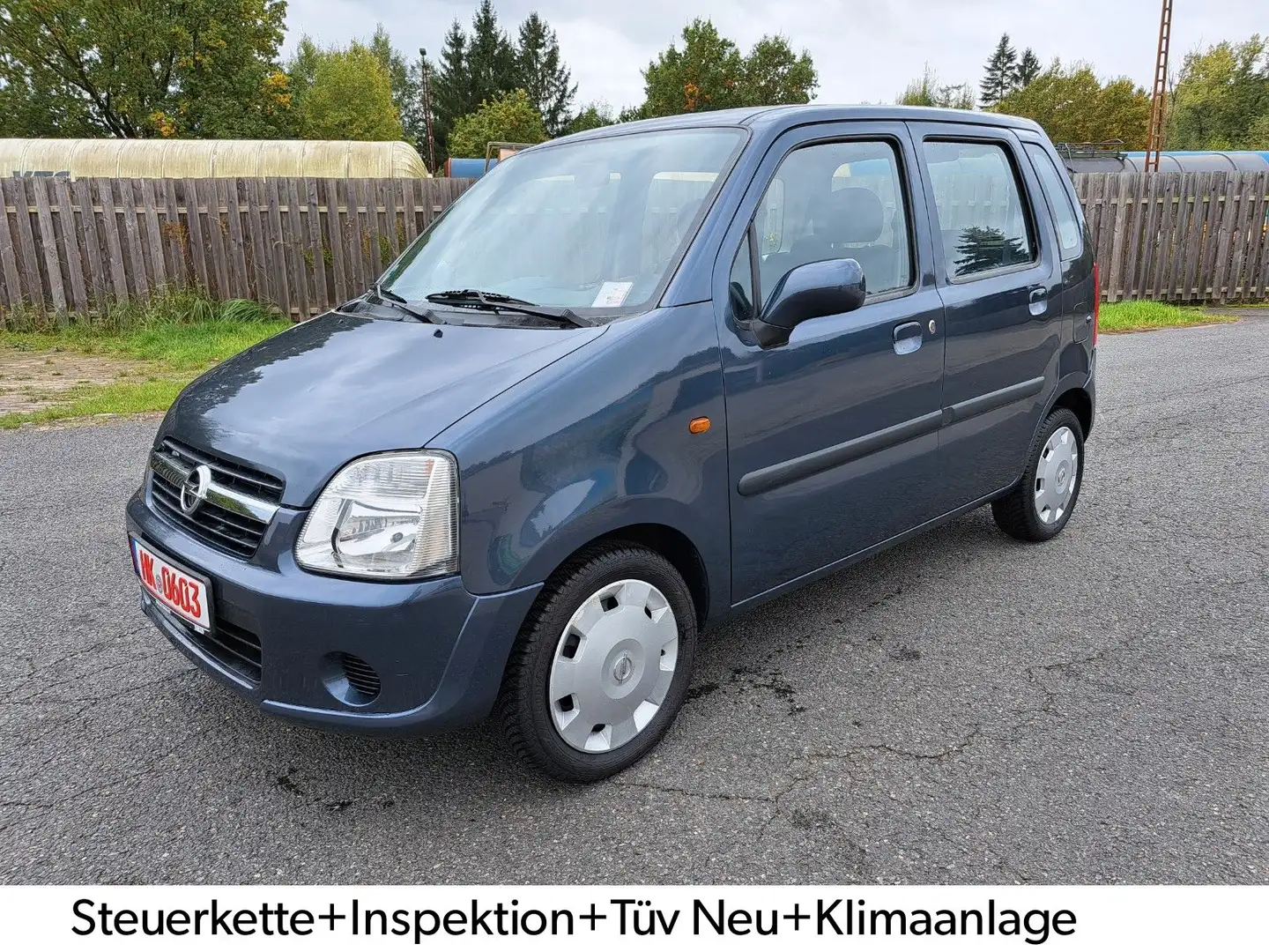 Opel Agila Klima NUR 58000 KM von "Oma" Tüv Neu Blau - 1