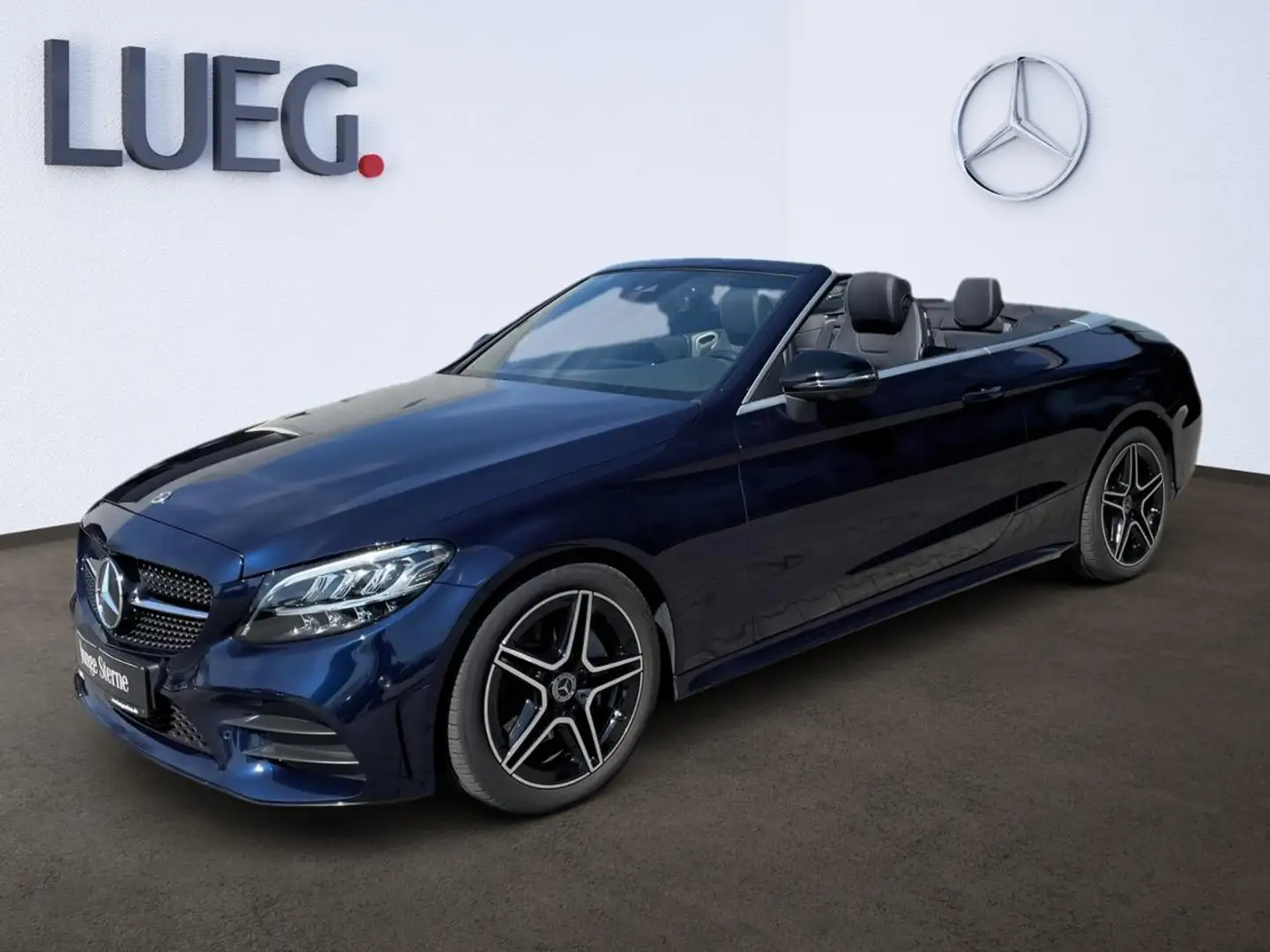 Mercedes-Benz C 180 Cabriolet AMG+NIGHT+INFOTAINMENT+SOUND Modrá - 2