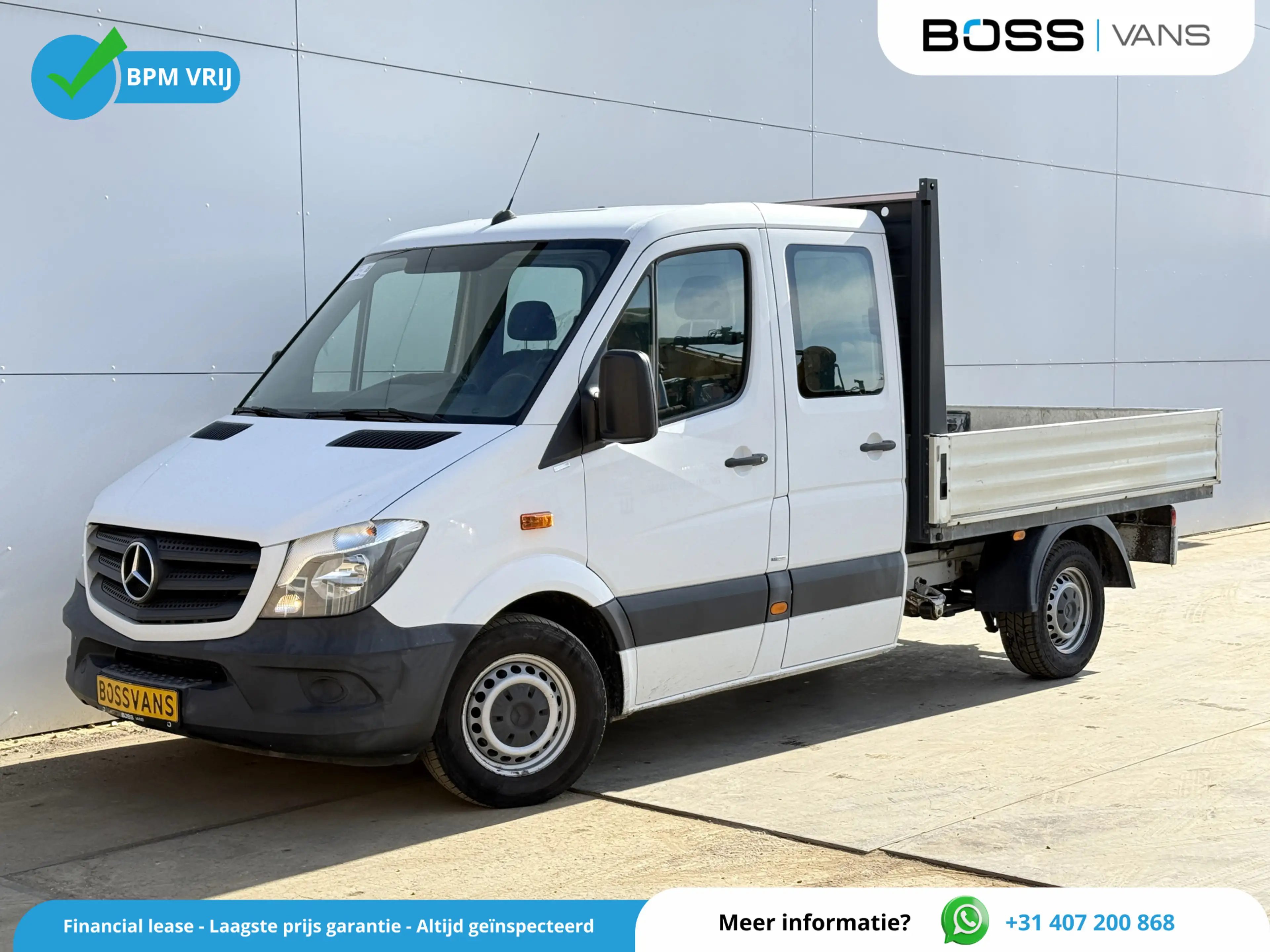 Mercedes-Benz Sprinter 314 2.2 CDI DC Open laadbak L3 Automaat Dubbele Ca