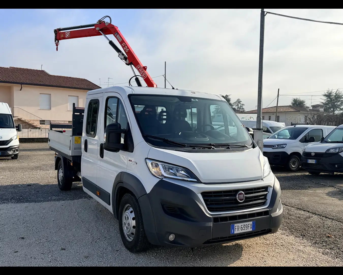 Fiat Ducato maxi 35 XLH1 2.3 mjt 130cv d.cab. ribalt.tril. E6 Bianco - 1