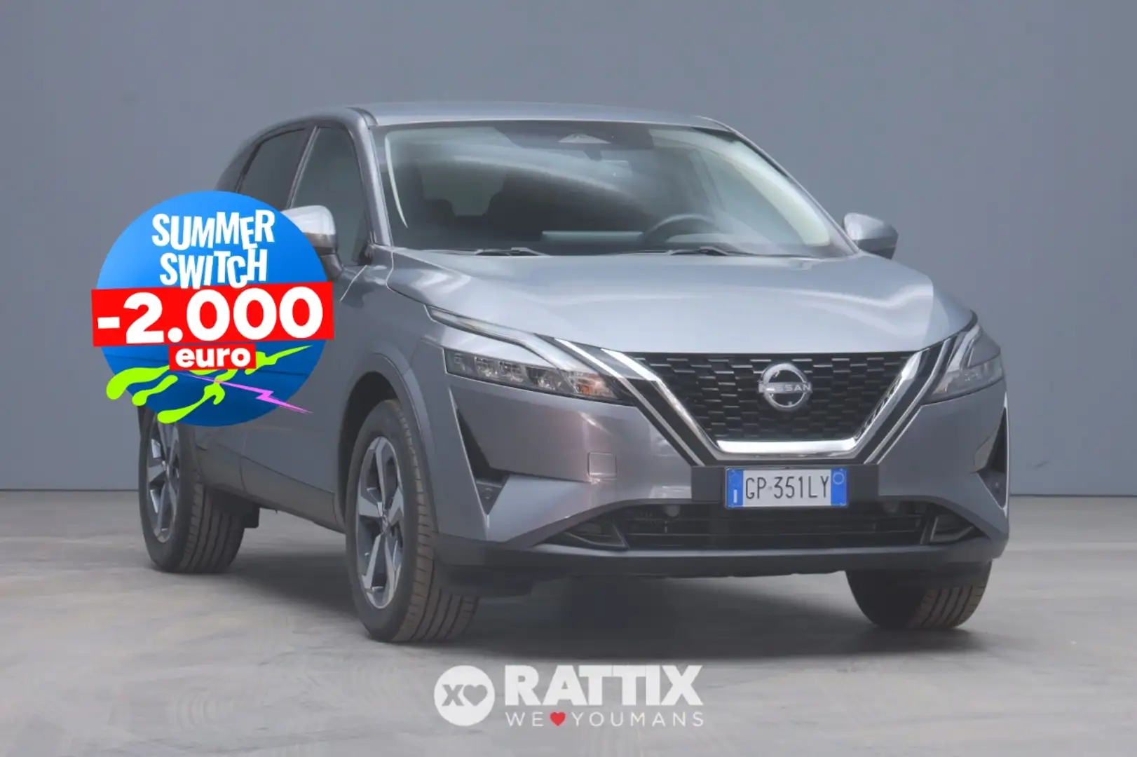 Nissan Qashqai 1.3 Mhev 140CV N-Connecta Grigio - 1