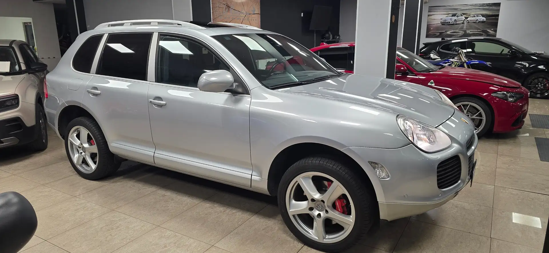 Porsche Cayenne Cayenne I 2002 9PA 4.5 Turbo tiptronic Argento - 2