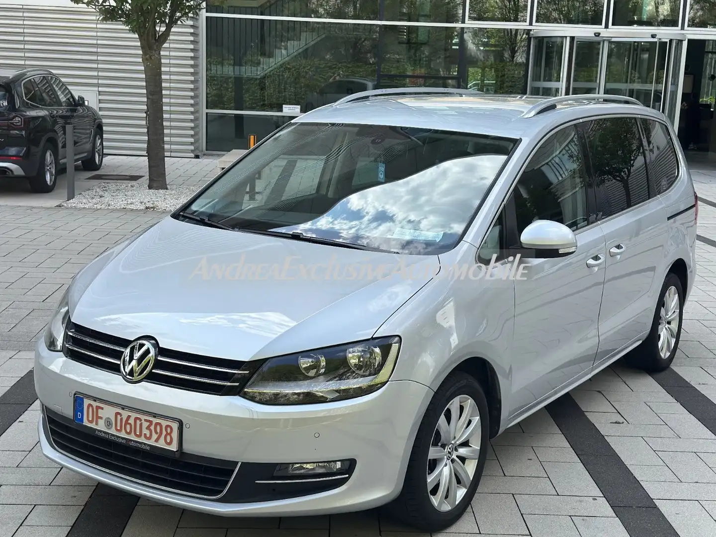 Volkswagen Sharan Highline BMT 4Motion 7 Sitze Topausstatt Silber - 2