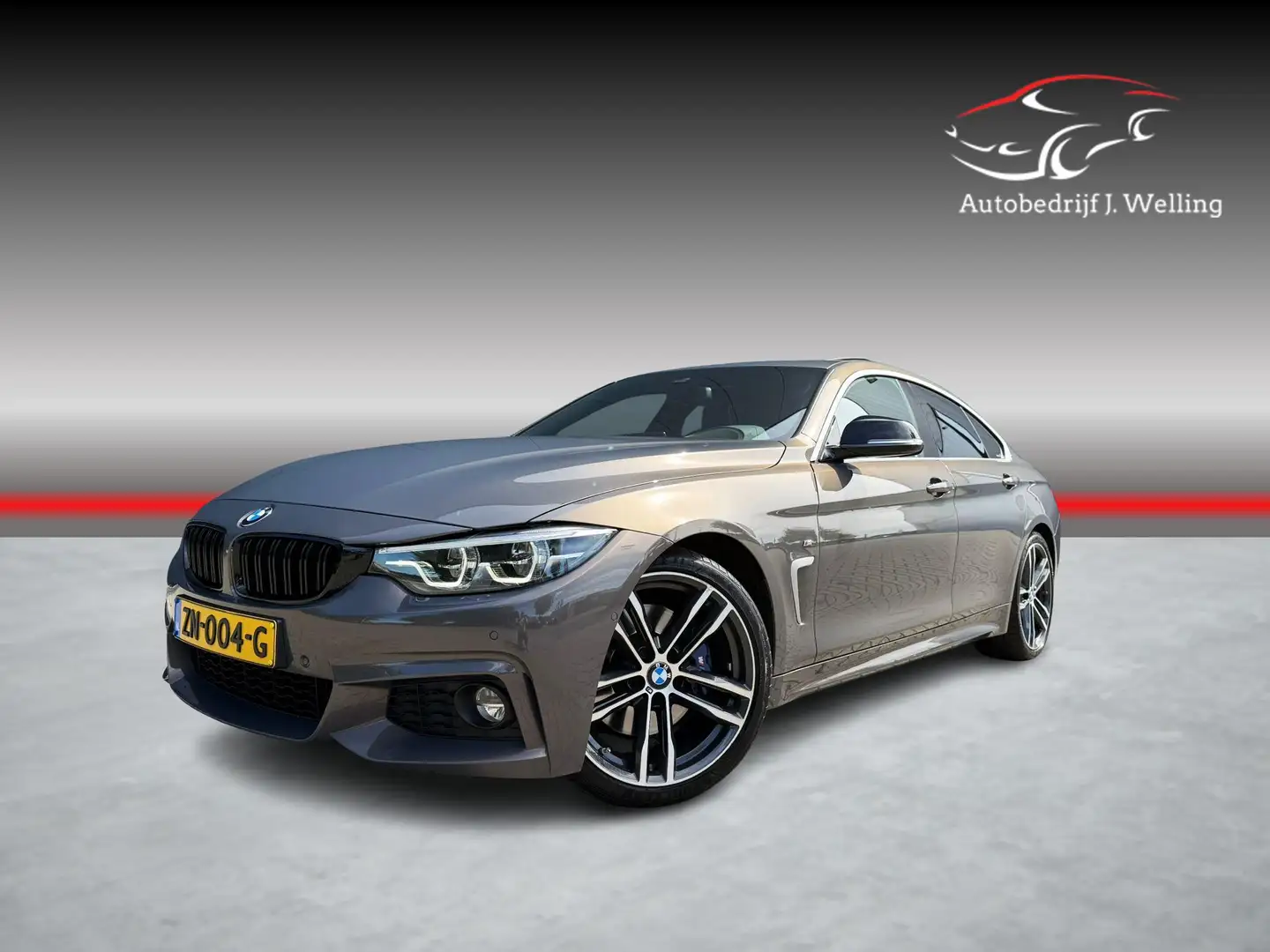 BMW 420 4-serie Gran Coupé 420i M-sport / schuifdak / H&K Blanc - 1