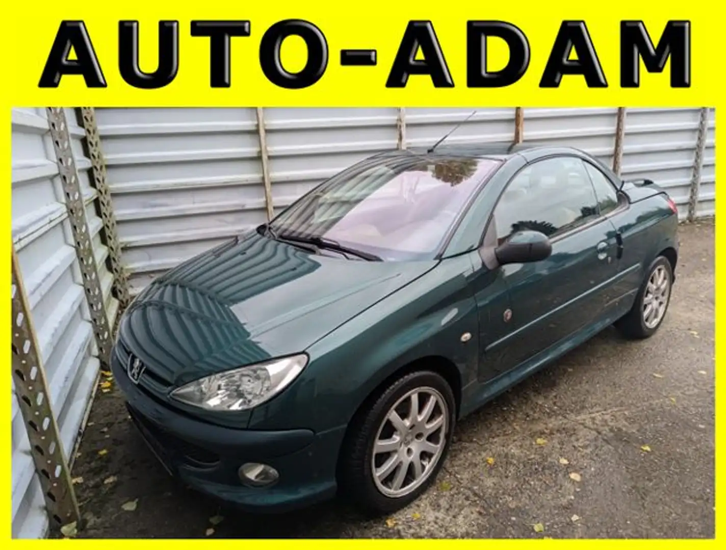 Peugeot 206 CC Cabriolet Roland Garros*Kupplung rutscht* Verde - 1