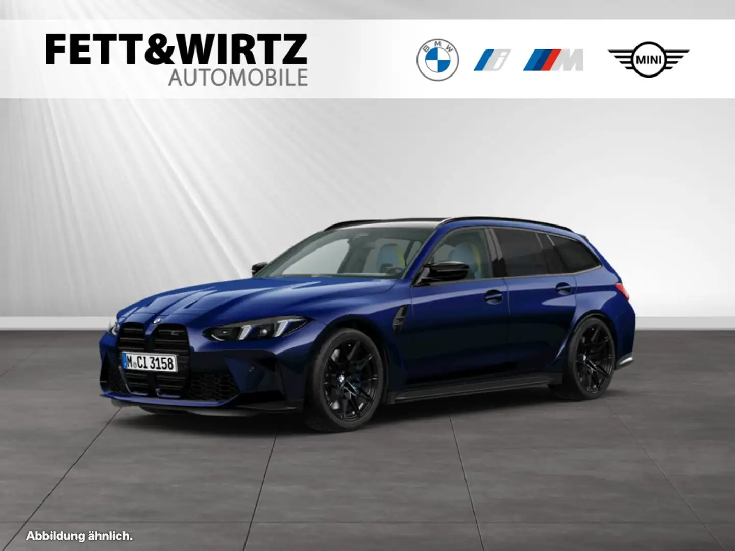 BMW M3 Competition M xDrive Touring H/K|Head-Up Bleu - 1