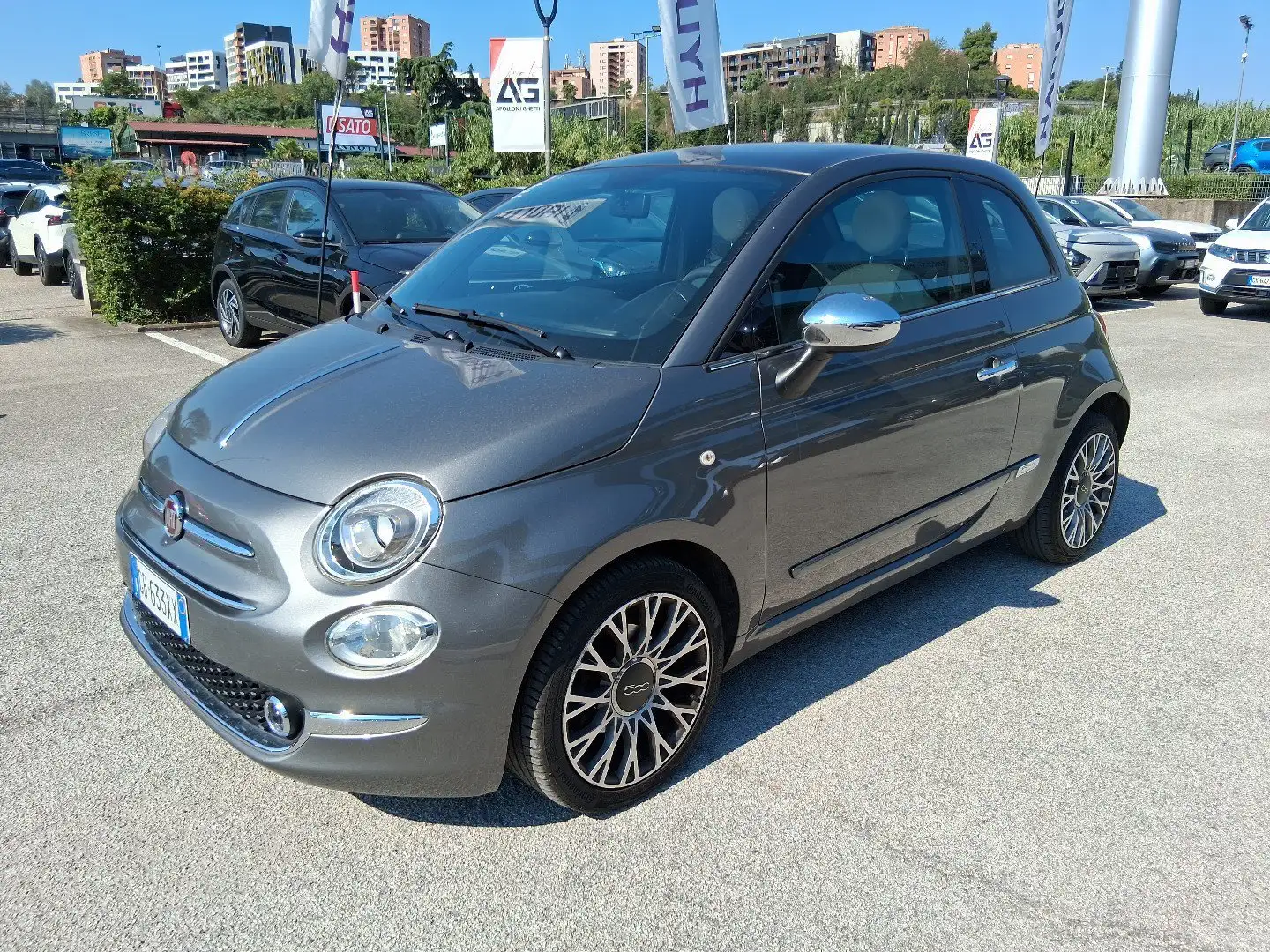 Fiat 500 500 1.0 Hybrid Star Gris - 1