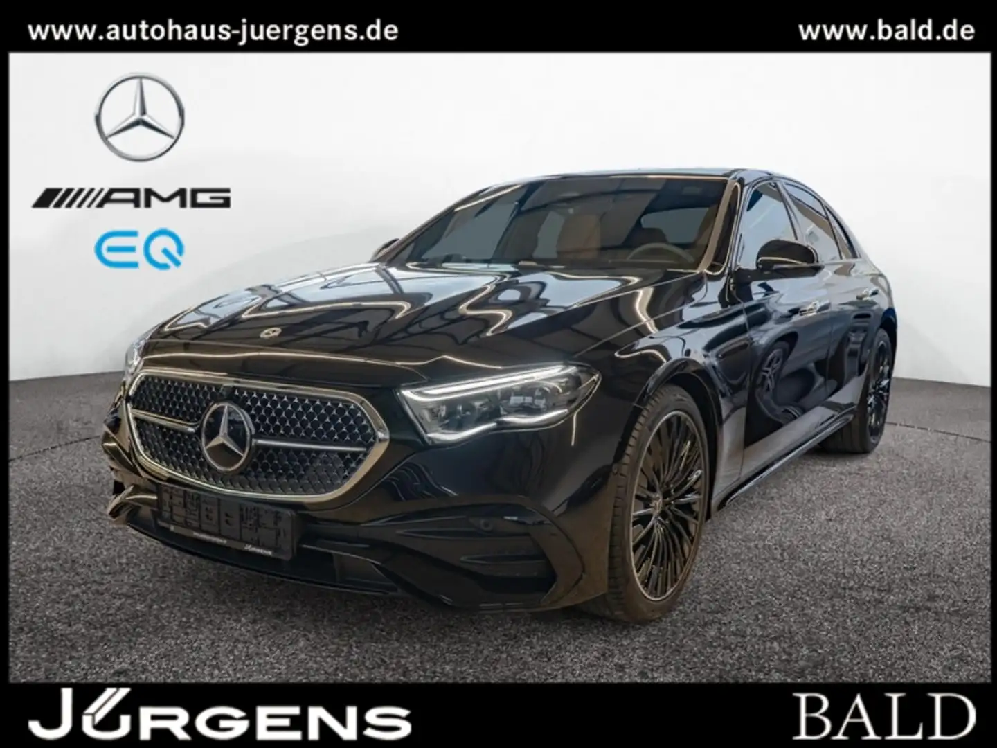 Mercedes-Benz E 200 AMG-Sport/Pano/Burm/HUD/Night/Distr/20' Schwarz - 1