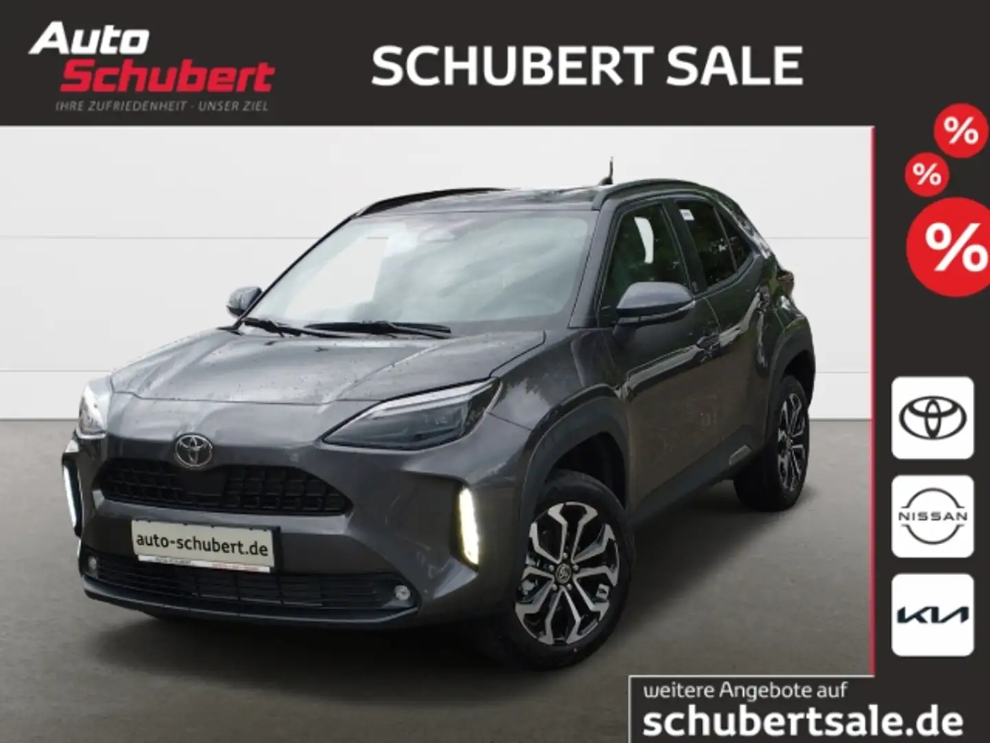 Toyota Yaris Cross Team D 1,5 Hybrid SAFETY-/WINTER-PAKET+NAVI+LED+Ap Gris - 1