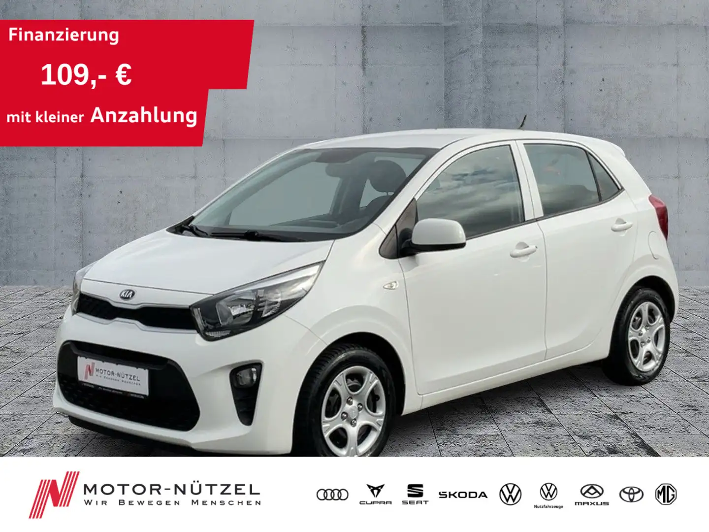 Kia Picanto 1.0 EDITION 7 SHZ+MFL+MFA+NSW+1.HAND Alb - 1