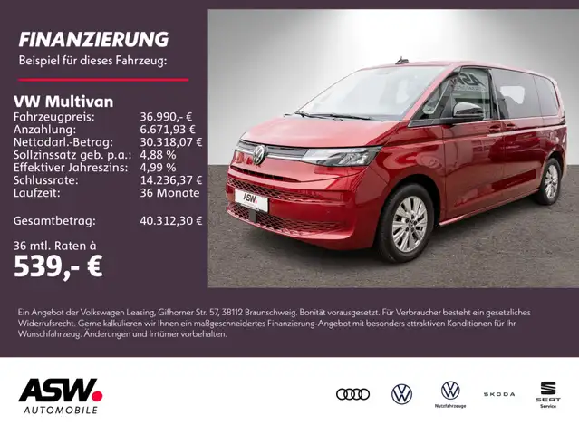 Volkswagen T7 Multivan T7 Multivan Life 1.4 eHybrid DSG LED Nav RFK AHK