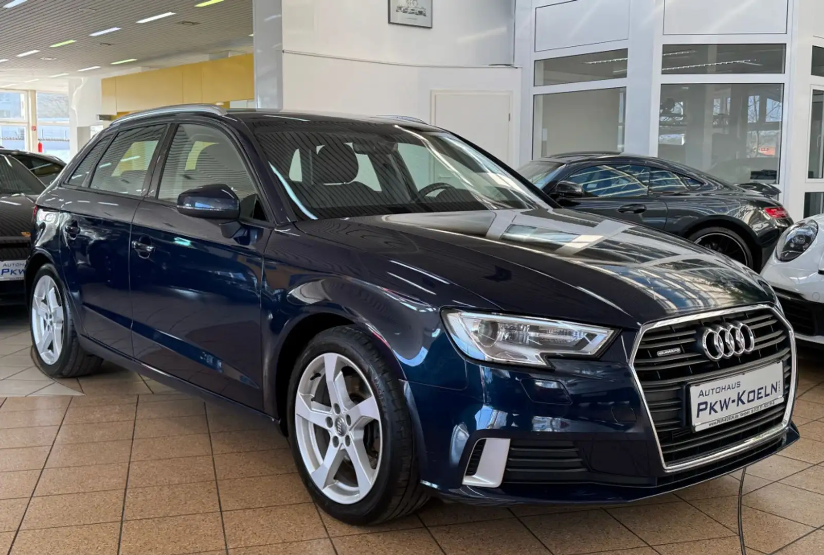 Audi A3 2.0 TDi DSG Qu. SPORT*NAVi*Bi XENON*PTS* Blau - 2