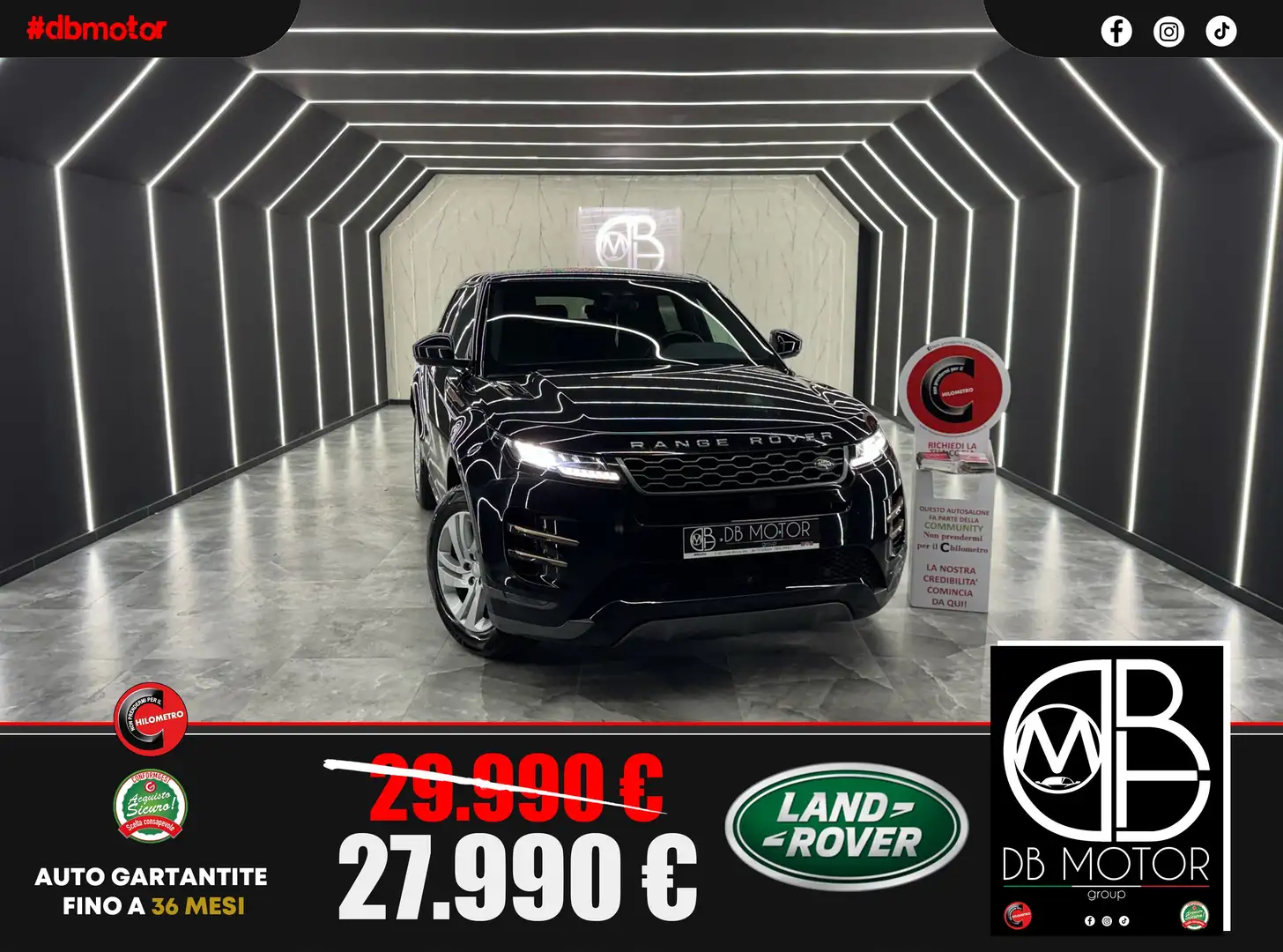 Land Rover Range Rover Evoque 2.0d i4 mhev R-Dynamic S awd 180cv auto Nero - 1
