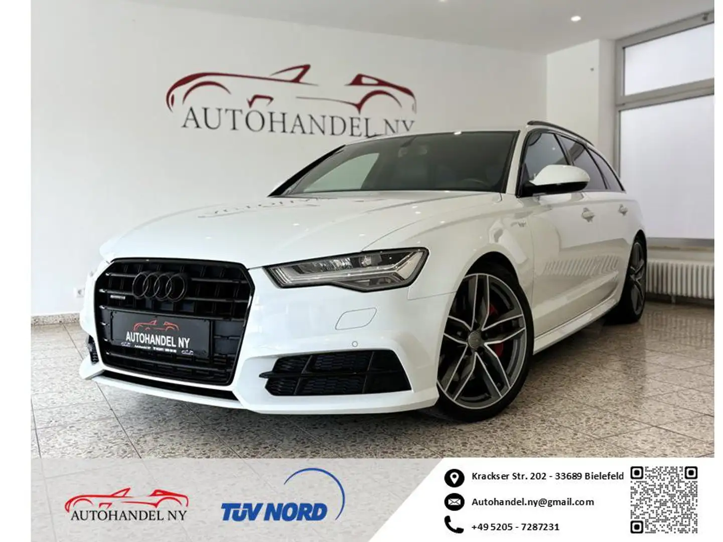 Audi A6 Audi 3.0 TDI Quattro Competition, Standheiz., AHK Weiß - 1