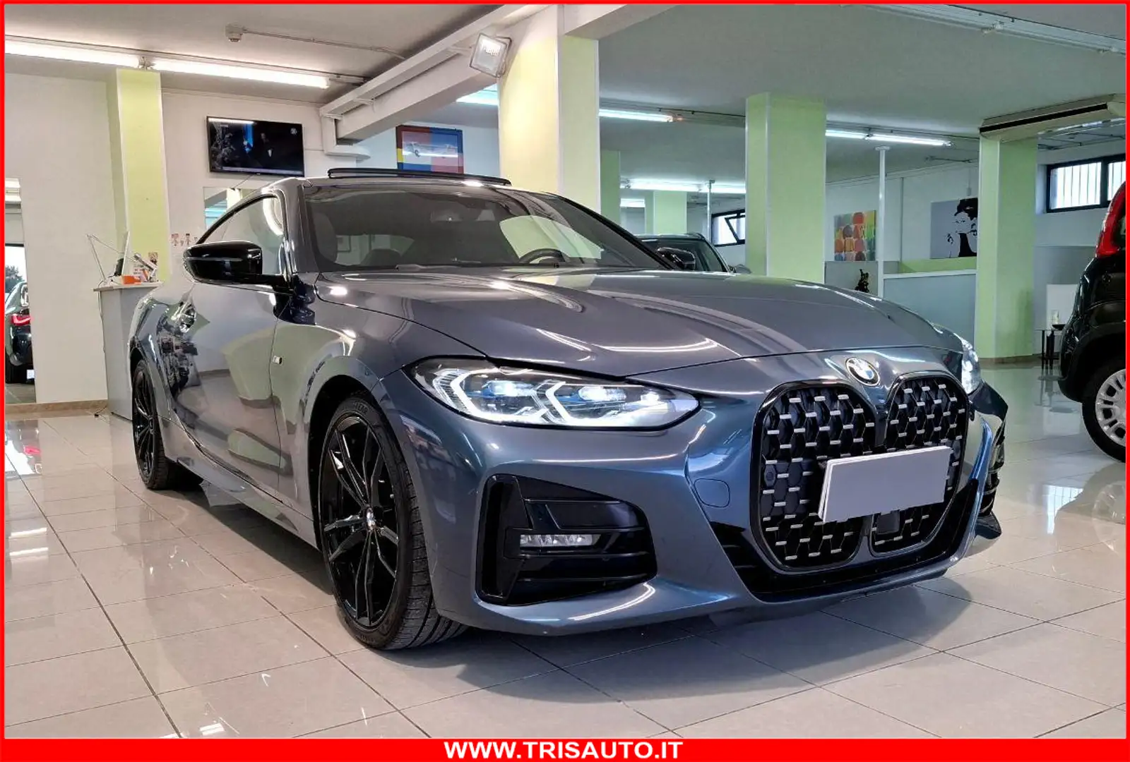 BMW 420 2.0 D Coupe Mhev Xdrive M sport (TETTO APRIBILE+MA Bleu - 1