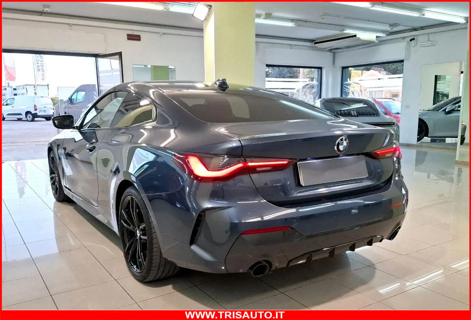 BMW 420 2.0 D Coupe Mhev Xdrive M sport (TETTO APRIBILE+MA Bleu - 2