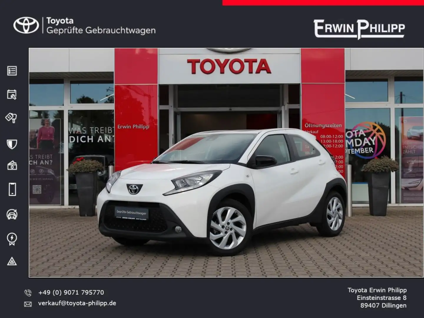 Toyota Aygo X Play *Apple*Android*Scheckheft*DAB+*Klima* Blanc - 1