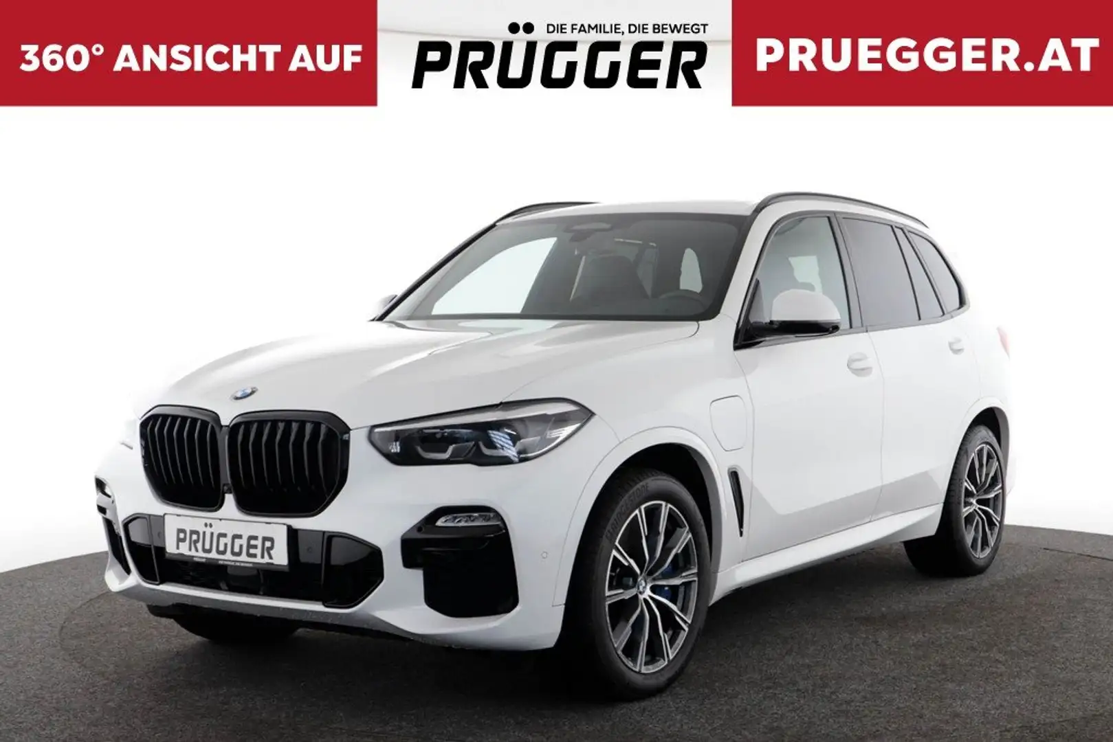 BMW X5 xdrive 45e M-SPORT NAVI LED AHV M-SITZE LUFTFED Weiß - 1