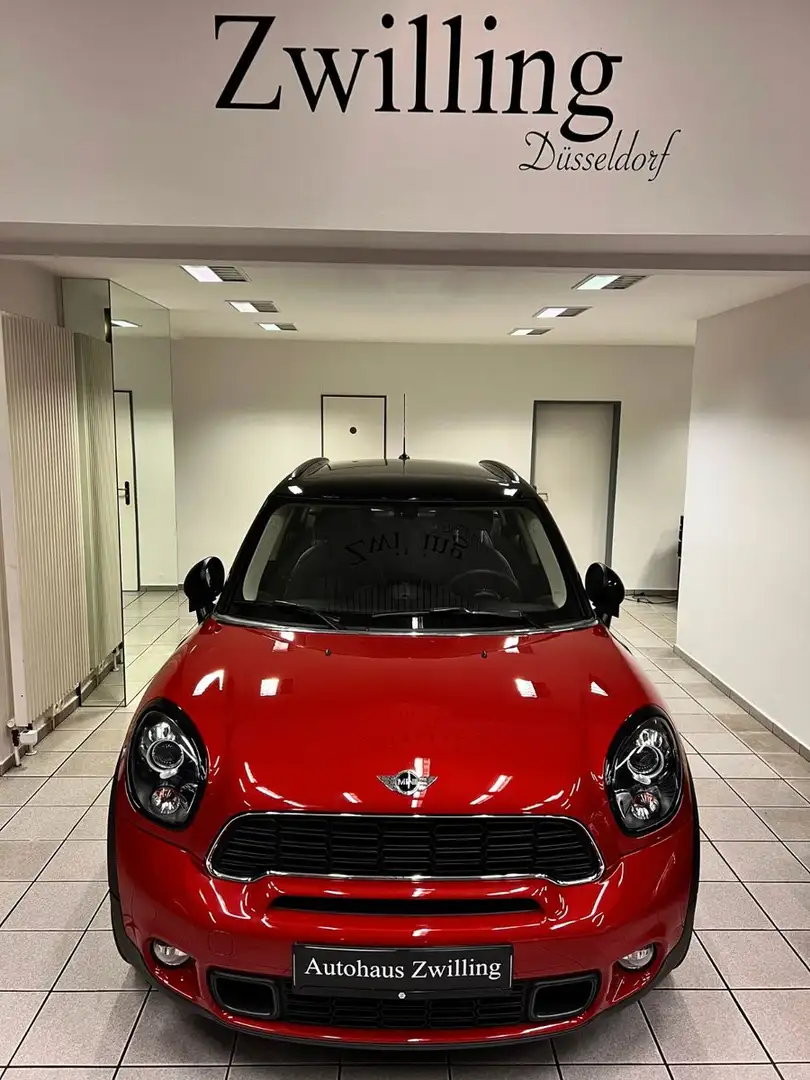 MINI Cooper S Countryman Aut Navi Leder Bi-X Black1Hd Rojo - 2