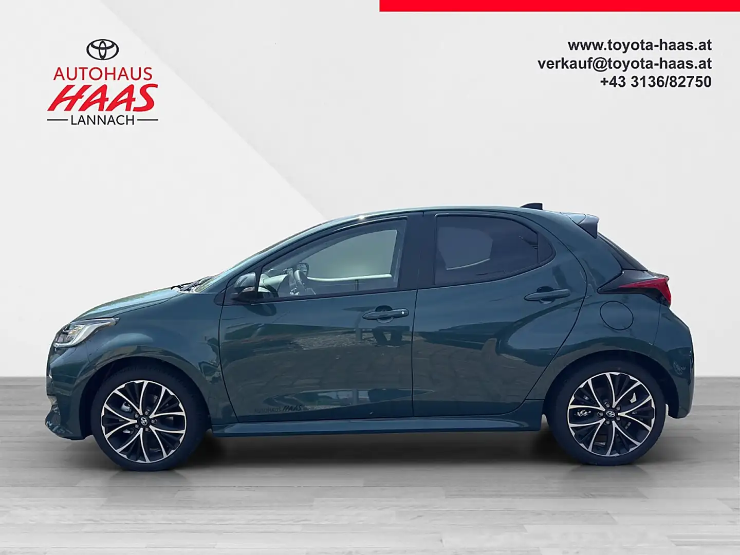 Toyota Yaris 1,5 VVT-i Hybrid Teamplayer Grün - 2