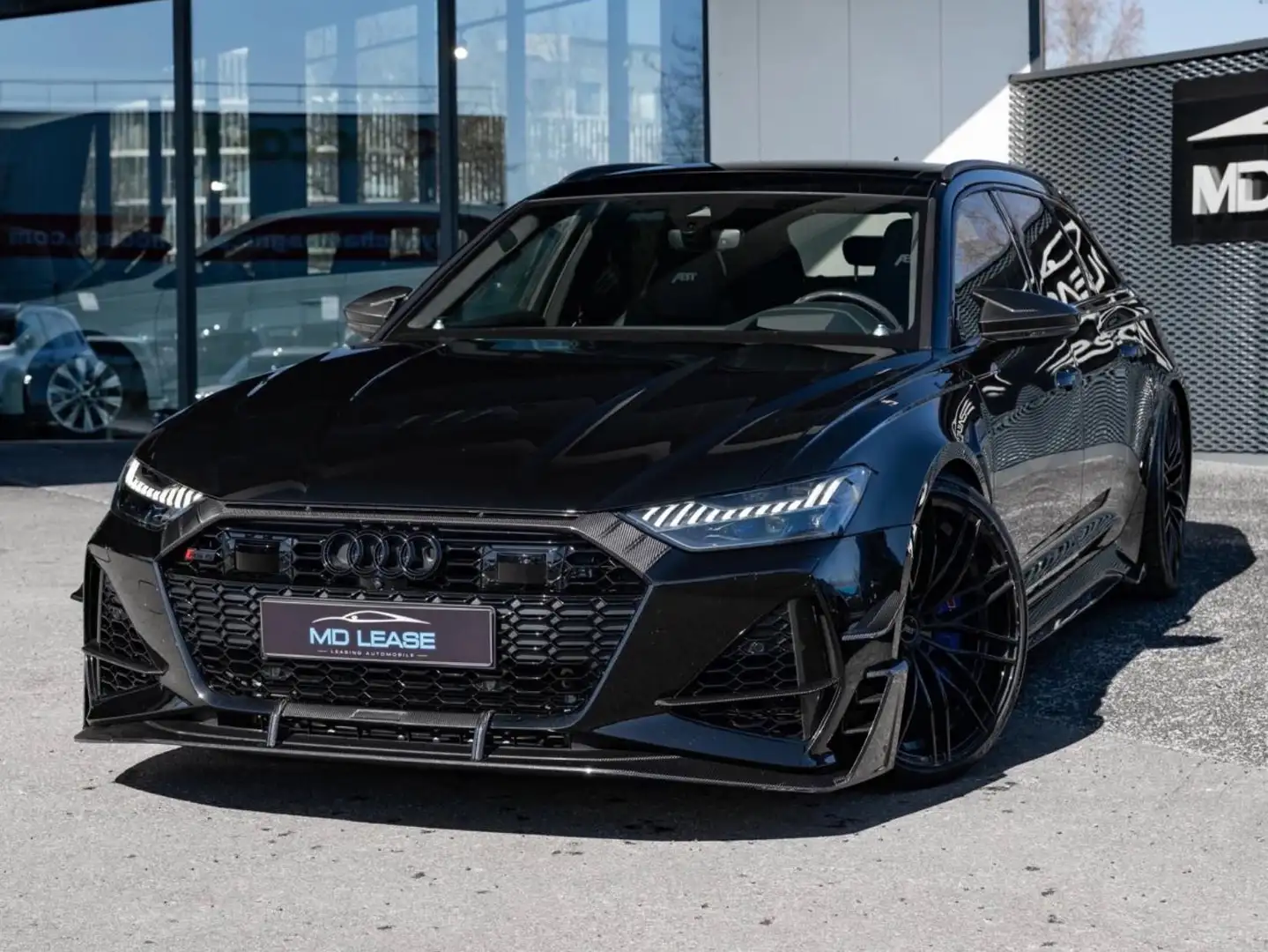 Audi RS6 R-ABT 1/125 Zwart - 1