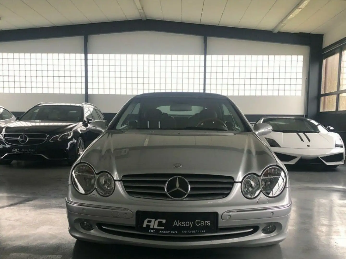 Mercedes-Benz CLK 500 Vollausstattung/Deutsches Fahrzeug Grau - 1